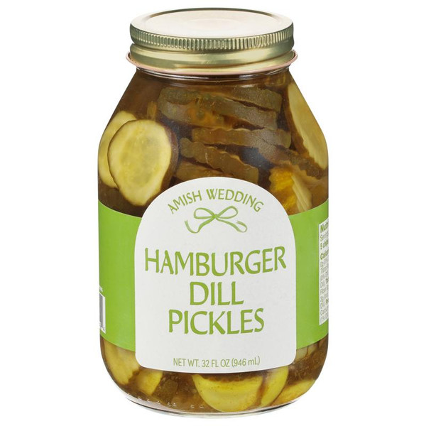 Amish Wedding® 32 oz. Hamburger Dill Pickles