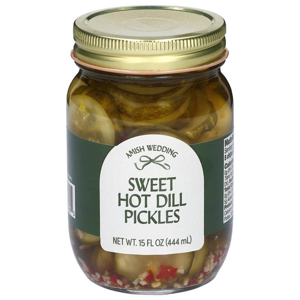 Amish Wedding® 15 oz. Sweet Hot Dill Pickles