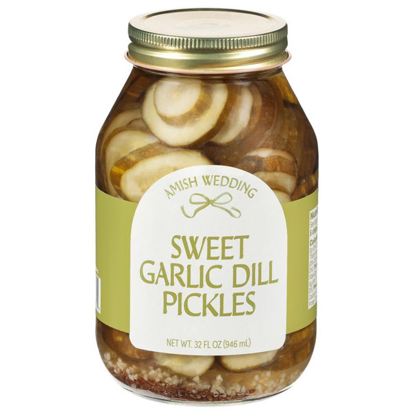 Amish Wedding® 32 oz. Sweet Garlic Dill Pickles