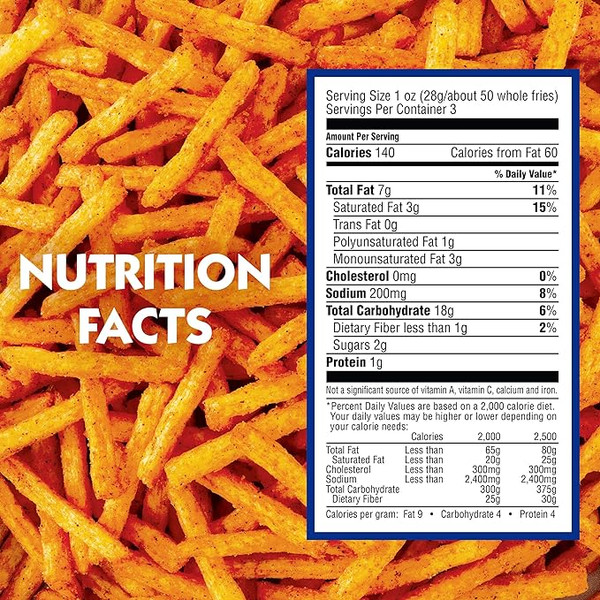 Andy Capp's 3 oz. BBQ Fries Snacks (12 Pack)