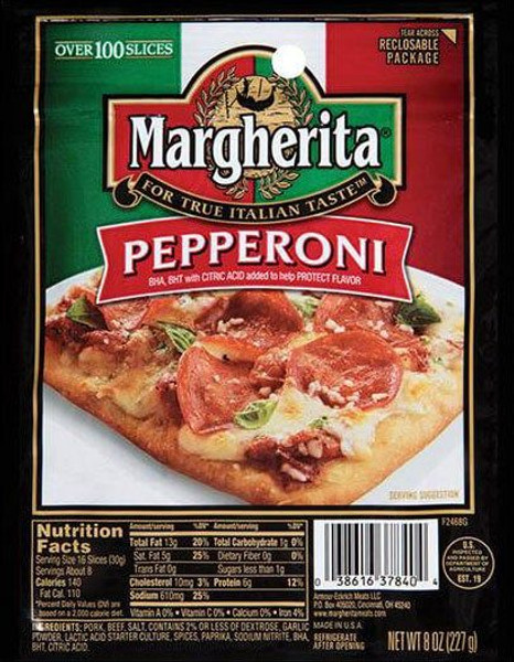 Margherita® 8 oz. Italian Style Pepperoni