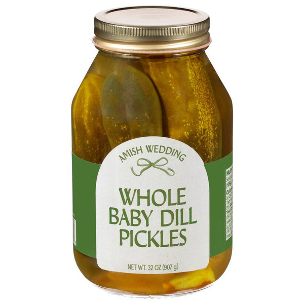 Amish Wedding® 32 oz. Whole Baby Dill Pickles