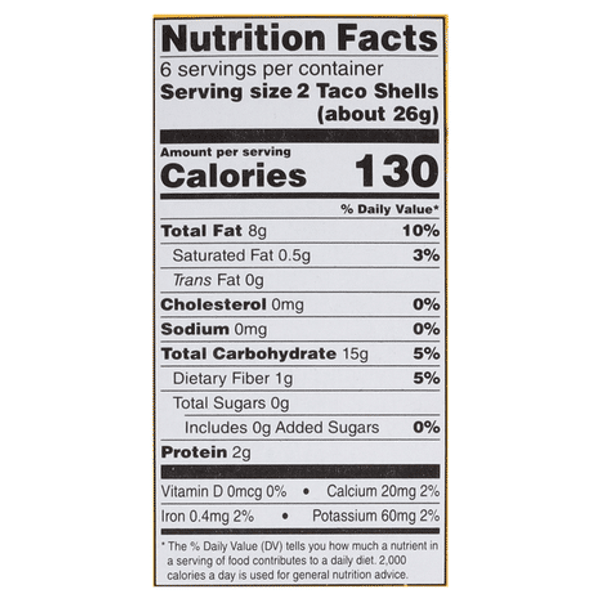 Garden of Eatin' 5.5 oz. Yellow Corn Taco Shells (12 Shells)