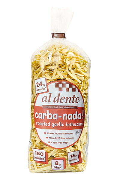 al dente® 10 oz. Carba-Nada Roasted Garlic Fettuccine