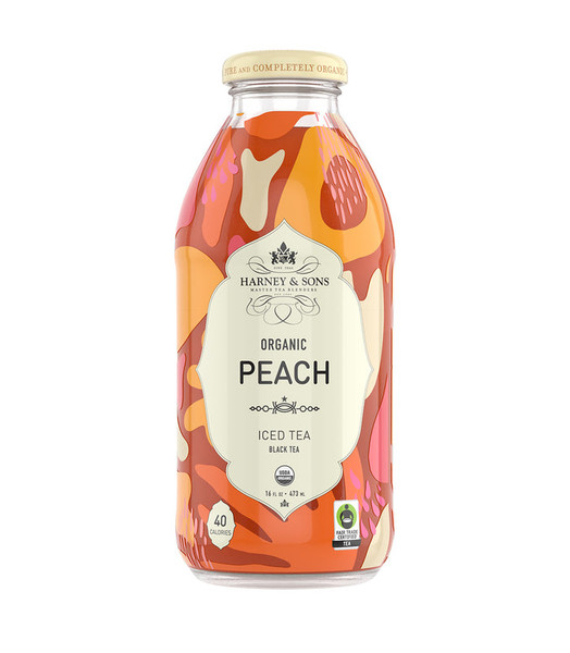 Harney & Sons 16 fl. oz. Organic Peach Iced Tea