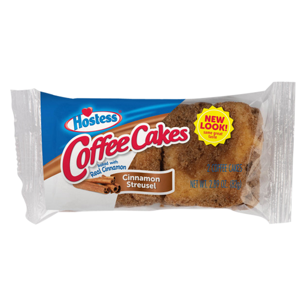 Hostess 2.89 oz. Cinnamon Streusel Coffee Cakes (6 Pack)