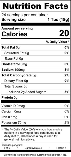 Brownwood Farms® 14 oz. Dill Pickle Ketchup