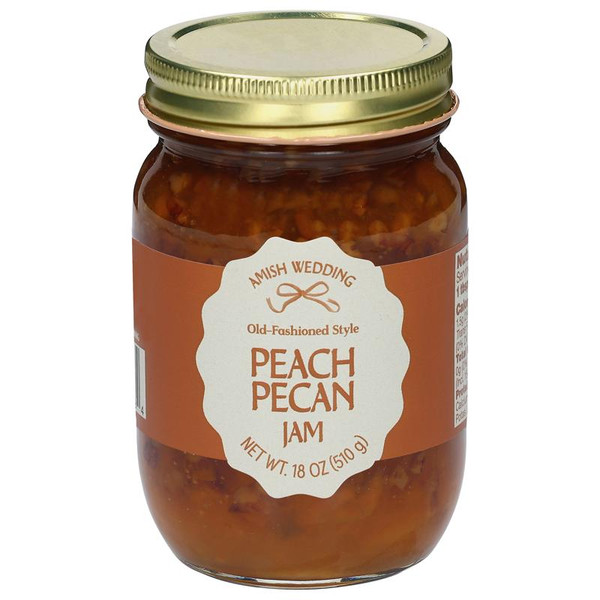 Amish Wedding® 18 oz. Old Fashioned Peach Pecan Jam