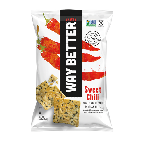 Better Snacks 1 oz. Sweet Chili Whole Grain Corn Tortilla Chips (12 Pack)