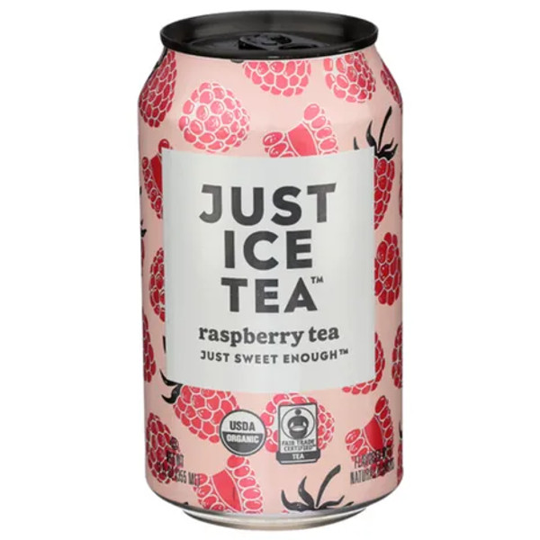 Just Ice Tea 12 fl. oz. Organic Raspberry Tea (12 Pack)