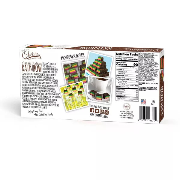 CakeBites 8 oz. Classic Italian Rainbow (4 Count)