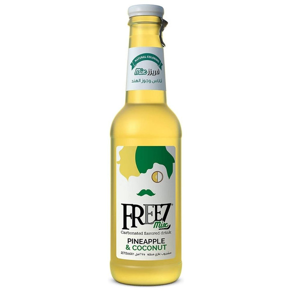 Freez Mix 275 ml. Bottle Pineapple & Coconut Soda