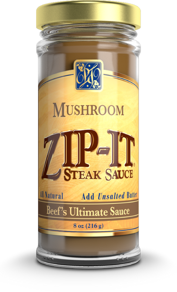 Zip-It 8 oz. Mushroom Steak Sauce