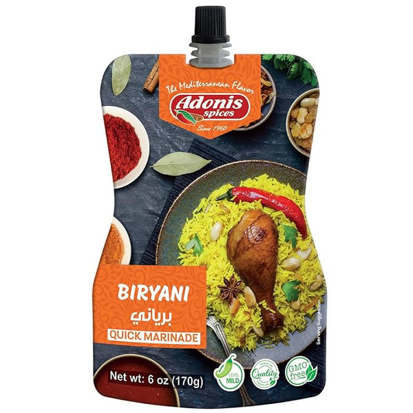 Adonis Spices 6 oz. Biryani Quick Marinade