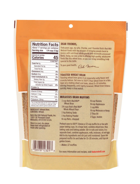 Bob's Red Mill 8 oz. Wheat Bran