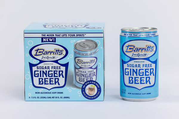 Barritt 7.5 fl. oz. Sugar Free Ginger Beer (4 Pack)