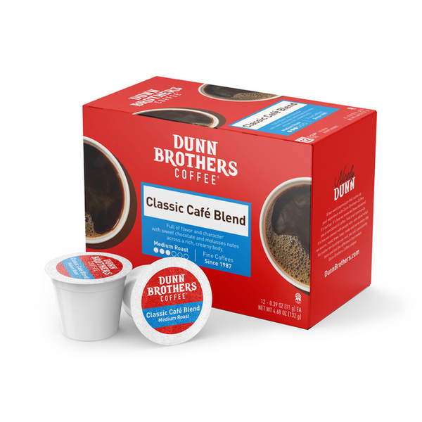 Dunn Brothers Classic Cafe Medium Roast Coffee K-Cups (12 Count)