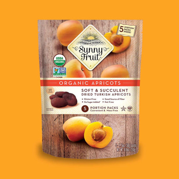 Sunny Fruit 8.8 oz. Organic Dried Turkish Apricots