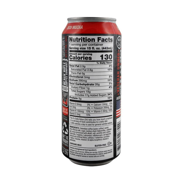 Black Rifle 12 fl. oz. Ready To Drink Espresso Triple Shot Rich Mocha