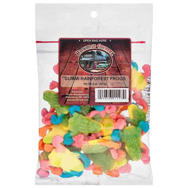 Backroad Country® 8 oz. Gummi Rainforest Frogs Bag