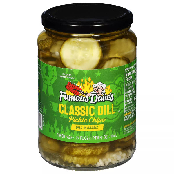 Famous Dave's 24 oz. Classic Dill Pickle Chips