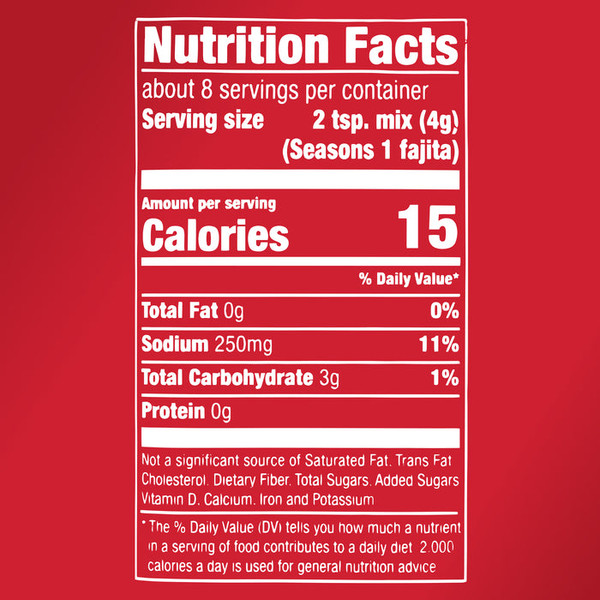McCormick® 1.12 oz. Fajitas Seasoning Mix