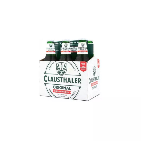 Clausthaler 12 fl. oz. Original Lager Non-Alcoholic Beer (6 Pack)