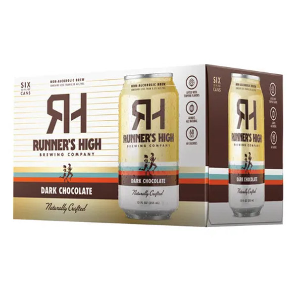 Runner's High 12 fl. oz. Dark Chocolate Non-Alcoholic Beer (6 Pack)