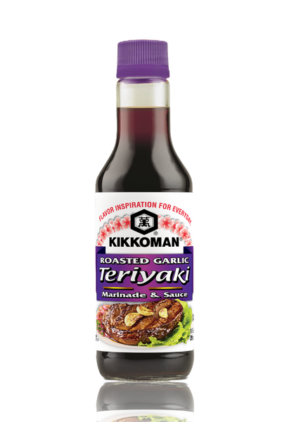 Kikkoman® 10 fl. oz. Roasted Garlic Teriyaki Marinade & Sauce