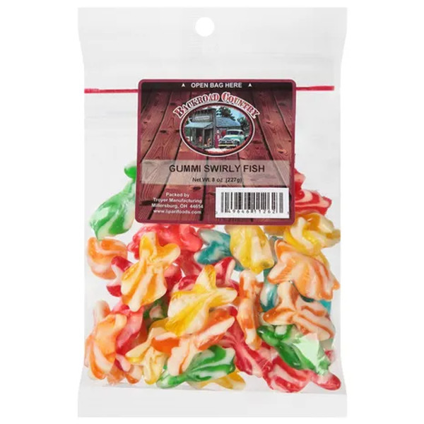 Backroad Country® 8 oz. Gummi Swirly Fish Bag