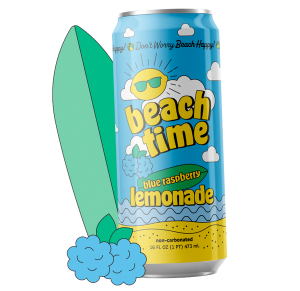 Beachtime 16 fl. oz. Blue Raspberry Lemonade