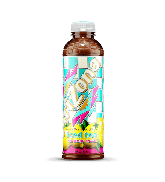 AriZona 20 fl. oz. Premium Brewed Iced Tea with Lemon Flavor