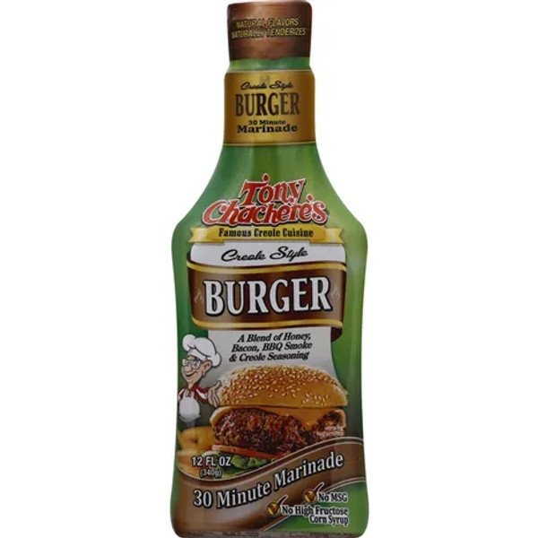 Tony Chachere's 12 fl. oz. Creole-Style 30-Minute Burger Marinade