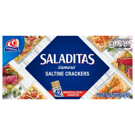 Gamesa® 0.38 oz. Saladitas Saltine Crackers (42 Count)