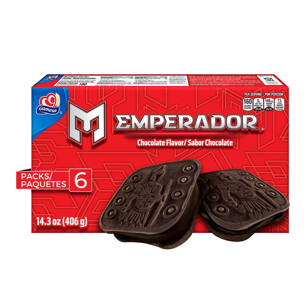 Gamesa® 14.3 oz. Emperador Chocolate Sandwich Cookies (6 Count)