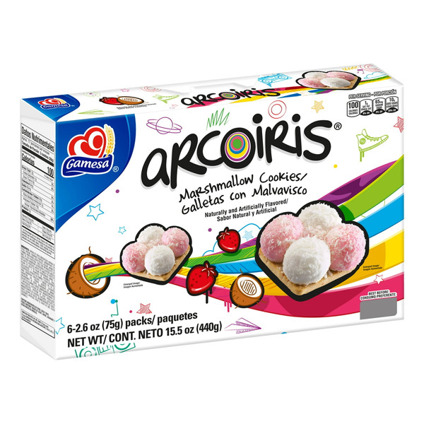 Gamesa® 15.5 oz. Arcoiris Marshmallow Cookies (6 Count)