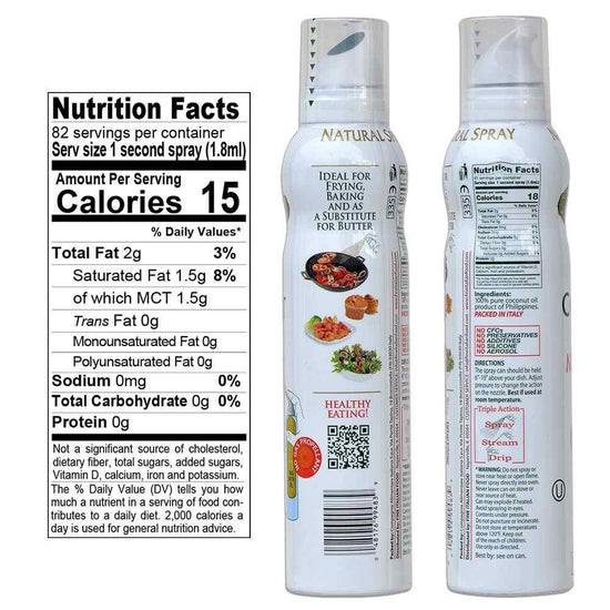 Mantova 5 fl. oz. Liquid Coconut Oil Spray