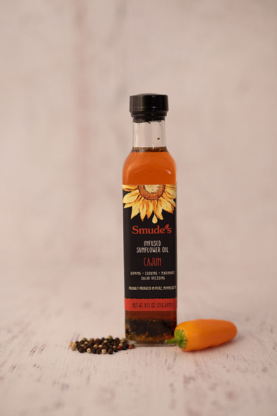 Smude 8 fl. oz. Cajun Infused Sunflower Oil