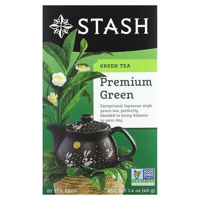 Stash Green Tea Premium Green (20 Tea Bags)
