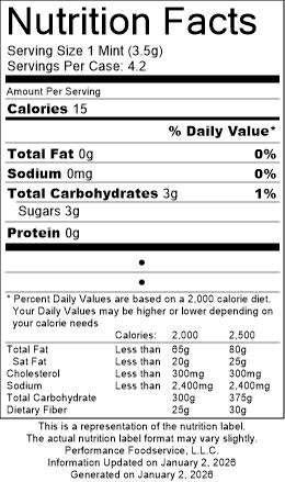 Life Savers 6.25 oz. Pep O Mint Hard Candies Peppermint Flavored Mints