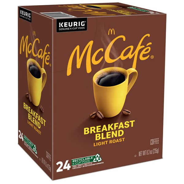 McCafe® Breakfast Blend Light Roast K-Cup Coffee Pods (24 Count)