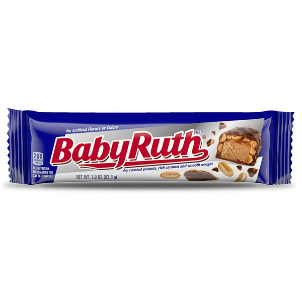 Baby Ruth® 1.9 oz. Peanut Caramel Chocolatey Candy Bar
