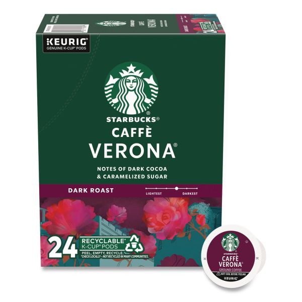 Starbucks® Caffe Verona® Dark Roast Coffee K-Cups (24 Pack)