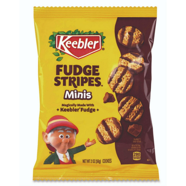 Keebler 2 oz. Fudge Stripes Minis Cookies (6 Pack)