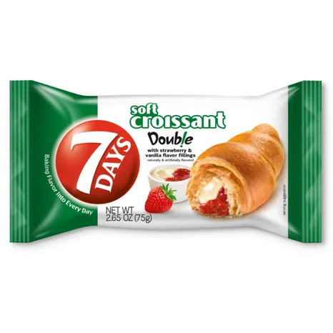7 Days 2.65 oz. On The Go Breakfast Strawberry & Vanilla Soft Croissant
