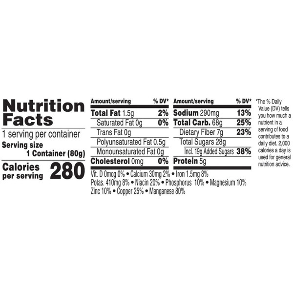 Kellogg's 2.8 oz. Raisin Bran Crunch Breakfast Cereal Cup