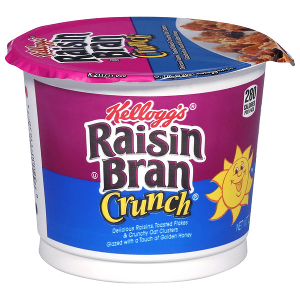 Kellogg's 2.8 oz. Raisin Bran Crunch Breakfast Cereal Cup