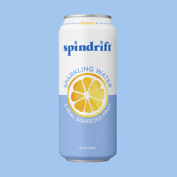 Spindrift 12 fl. oz. Lemon Sparkling Water (8 Pack)