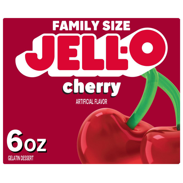 JELL-O 6 oz. Cherry Gelatin Dessert Mix