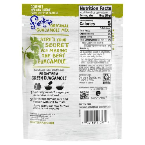 Frontera 4.5 oz. Original Guacamole Mix